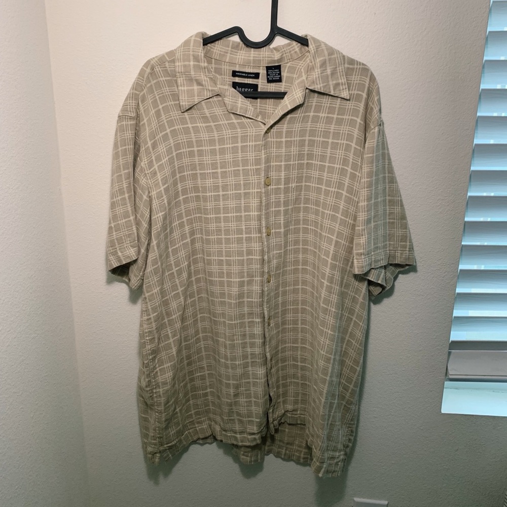 Light brown button up